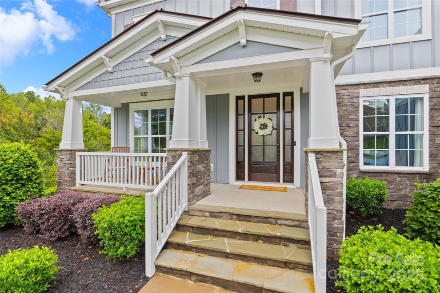 Luxury & Location in Fort Mill! Welcome to this stunning 4 Bed, 3.5 bath cul-de-sac  Shea Homes “Hampton” model! This home features an open floorplan with 4,305 sf ~space for everyone! The gourmet kitchen boasts a 9-ft leathered granite island, ss applcs, walk-in pantry, and is open to the great room with custom built-ins and gas fireplace. Eat in sunny breakfast nook with wooded views and access to the screened-in porch. The main floor also features a formal dining room, private home office, and a full in-law suite. Upstairs, the luxurious primary suite includes a tray ceiling, picture window, spa-like bath, and custom walk-in closet. Jack n Jill Bedrooms, guest room, a spacious rec room AND extended bonus room with access to a covered deck.  3 car garage, fenced private backyard!  The community offers resort-style amenities including a clubhouse, pool, and pond. Located in top-rated Fort Mill schools and minutes from shopping, dining, and Lake Wylie - luxury living at its finest.