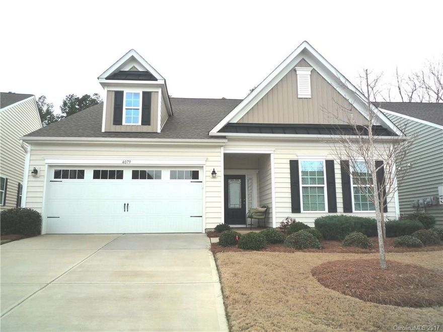 Beautiful home in great location!Mins from Ballantyne & Shopping Ctr! Formal Dining w/molding, wainscoting & chair rail.Spacious Open Flr Plan w/Big Kitchen overlooking Great Rm & Brkfst area. Extended Kit island w/plenty of seating.Upgraded SS appls, Gas range, Granite Cntr, tile backsplash. Pull-out drawers in bottom Kit Cabs & under MB Sinks! MB Ste has sitting area leading to Eze-Breeze enclosed porch & storm door. Extended stamped concrete at patio and entry porch. Backyard lined w/trees.