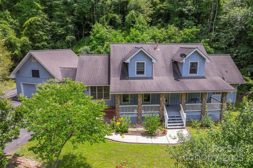 Discover this inviting 3-bedroom, 2.5-bathroom home nestled on a private 1.46-acre lot in the desirable Indian Hills Est neighborhood. The residence offers approximately 2,453 square feet of comfortable living space, featuring a gable roof with asphalt shingles, durable frame construction with wood shingle accents, and a cozy wood-burning fireplace. Situated on a paved, private road with scenic views, this home provides a peaceful setting with well and septic utilities. Built with quality materials and in an outstanding location, making it an excellent choice for those seeking privacy, natural beauty, and a welcoming place to call home. The home is approximately one mile from the casino and other amenities in Cherokee. With the proximity to Cherokee and the casino this property would be perfect for a short term rental.