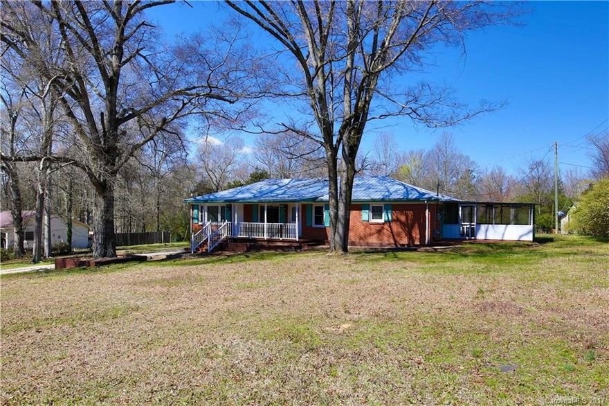 Nice home in the country with a large lot and view of a pond.  No HOA and easy access to I-77.