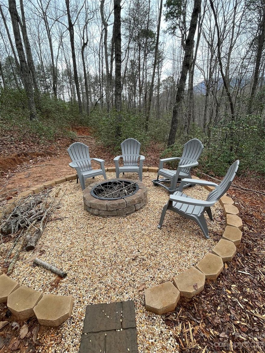 Current Owner Spares No Expense In Keeping This Home Meticulously Cared For, Inside And Out. This Home Has Been Updated Throughout.  One Level Living, Split Bedroom Plan Home. Loaded With Natural Light With Numerous Skylights.  Elegant 3-Sided Gas Fireplace With Remote.  Vaulted Ceiling Great Room and Throughout.  Formal Dining, Huge Kitchen With Island & Bar Seating, Spacious Master Suite And Bathroom, Guest Wing With 2 Bedrooms, Full Bathroom, And Den, Laundry Room, Two Entrances From Front Of The Home.  The 1700+ Walkout Basement Is Framed And Has Roughed In Plumbing For Ease Of Future Completion.  The Deck Offers Verendah™ Decking And 3/8” Safety Glass Panels, The "Tree House" Is A Remarkable Screened Porch. Late Fall And Winter Views Of Youngs Mtn.  Low Maintenance. House Surrounded By Beautiful Mountain Laurel And Mature Hardwoods. Access To Rumbling Bald Amenities Such As Indoor Pool, Lake Access/Beach, Lazy River, Tennis, Pickle Ball, Basketball, Cornhole, and so much more!