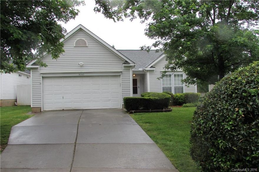 Renovated home ready for new owners!  Don't miss out on this rare find.  Huge master with his/her walk-in closets. Granite counter tops throughout. Updated lighting. Built-in home stereo system allows for music play in all rooms.  Brand new laminate wood flooring throughout.  New roof, hot water heater & appliances.  Location, location, location!  Just a minute away from Northlake Mall, restaurants, I-485 & I-77. Don't wait, this gem won't last!