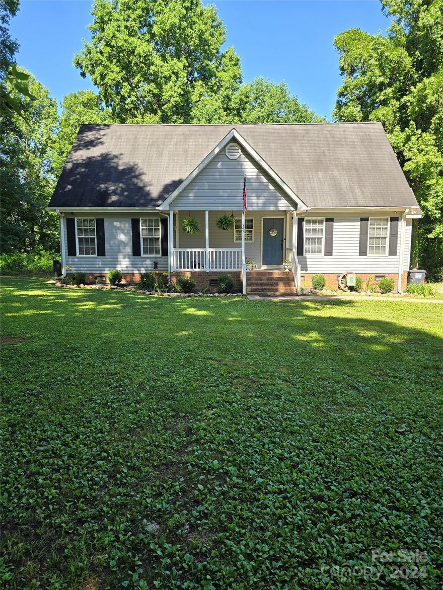 Spacious 3BR 2 BA home located just inside of the Rowan County line sitting on over 8 acres of privacy. This home has so much potential to make it your dream home. Great Floorplan and all existing appliances are included.