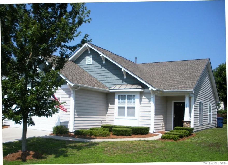 "Like New" Split bedroom Ranch. Sunny Kitchen looks out into large landscaped backyard.  Large open Great room, Large Master Bedroom with Big Picture Window & Walk in Closet. Master bath with lots of storage and counter space.  Large Linen closet in master bath. Pretty landscaped lot at the beginning of the cul-de-sac.  2 Car Garage currently being used as a studio/workshop with duck for heating and air, outlet around perimeter and above.  3rd Bedroom opens with French doors to Great room.