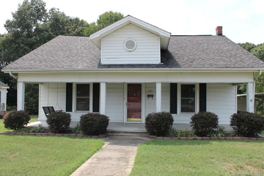 Bank Owned, Nice 3 BR/2BA, Large Kitchen, Lots of Potential, Home has newer roof, architectural shingles, Vinyl Replacement Windows, Great Front Porch, Huge Yard 278 ft deep, Plenty of Storage, 2 Large Outbuildings, Covered Carport.