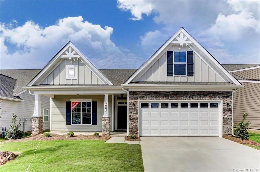 A gorgeous plan! Upgraded lighting & plumbing fixtures, stamped carriage style garage door, interior trim package & paint and upgraded flooring! Designer kitchen includes upgraded birch cabinets & hardware, quartz countertops with ceramic tile backsplash. Come see this beautiful home today!
