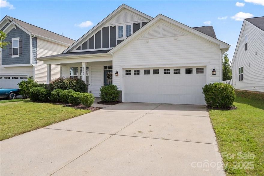 Welcome to your stunning new ranch home located in the desirable Kings Grove Manor. This meticulously up kept property features a spacious primary suite, a private flex room or home office with glass French doors and a split bedroom floorpan. An inviting open living space and attractive kitchen with granite counters, stainless steel appliances, gas range, tile backsplash and pantry makes for a great space for entertaining or just enjoying quiet moments. The primary suite is complete with tray ceilings and a master bathroom equipped with dual vanities, tile shower, and abundant closet space with privacy from the homes secondary bedrooms.

Amenities include a community pool, recreation area and nearby walking trails.