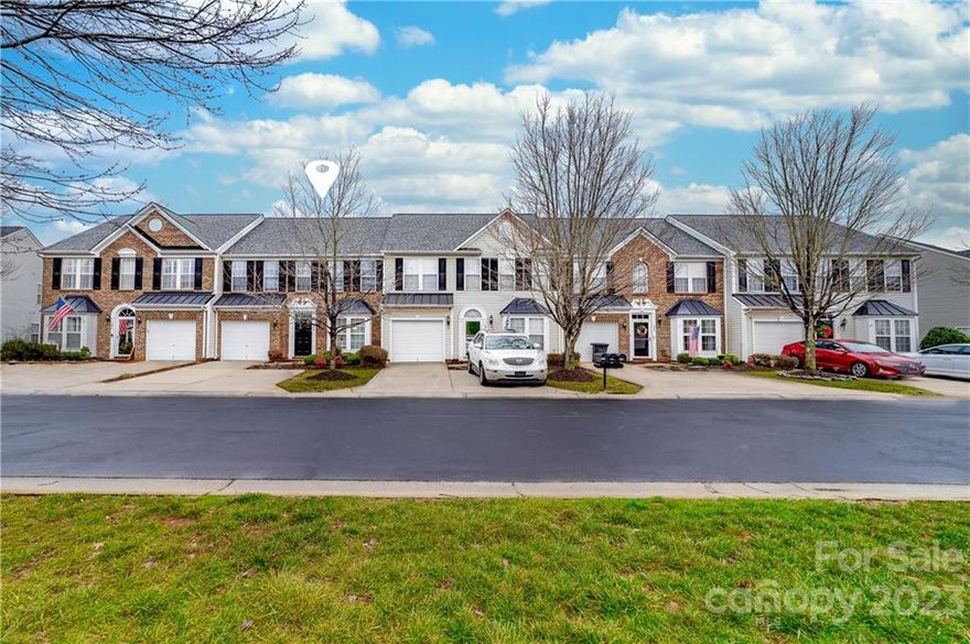 **PRICE IMPROVEMENT!**  Beautiful 3BR/2.5BA colonial style townhome located in the highly rated Fort Mill school district. Fresh paint & new carpeting! Primary bedroom with tray ceiling, ceiling fan & ensuite bath located on the main level. Updated kitchen cabinets, countertops, with breakfast nook and pass through to great room. NEW PRICE! Two story great room features cozy gas fireplace, vaulted ceiling with ceiling fan, and door leading to relaxing patio. Upper level has generously sized bedrooms, full bath, walk in attic, and large loft area w/open railing. NEW PRICE!! Loft can be used as a home office, play area, arts & crafts studio, home gym, and more! Enjoy nearby restaurants, shops, nature trails, swimming pool, and low South Carolina taxes. Seller offering one-year home warranty! NEW PRICE!