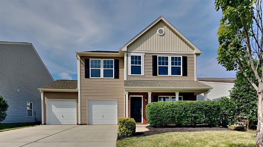 Welcome home to this beautiful 4 bed, 2.5 bath home in Fort Mill! Fantastic location w/ easy highway access, airport access and close to plenty of shopping/dining. You will love the home office on main level, fenced in backyard, new Luxury Vinyl plank flooring in main living areas and new carpet the bedrooms. Gorgeous kitchen offers granite countertops w/ island, high end cabinetry and SS appliances(gas range, microwave, dishwasher and fridge). 2nd level offers large bedrooms and primary suite w/ walk-in closet, double sink vanity and walk-in shower. 2 car garage as well! Don’t miss!