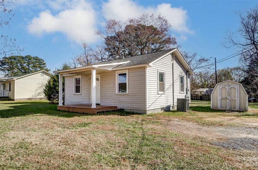 MOTIVATED SELLER step into this freshly remodeled 2-bedroom, 1-bath home, boasting recent upgrades such as new paint, modern laminate flooring, a freshly constructed front porch, and a brand-new septic system installed in 2022—all nestled on an expansive nearly quarter-acre lot. Fridge and washer/dryer included, all it needs is you!!