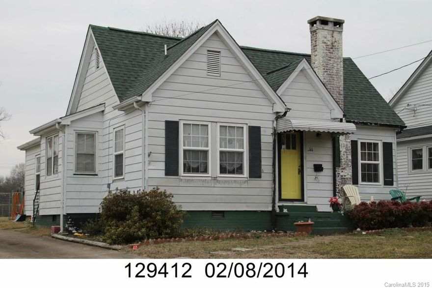 Home is near the downtown Cherryville area, 3 bedrooms with 2 baths, kitchen with separate dining, fenced rear yard, outbuilding