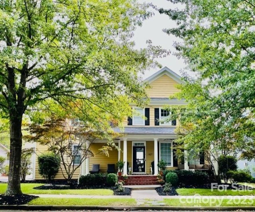 Perfectly positioned just off Market St in a prime location, this home is a short distance to the elementary school, the , shopping, Starbucks, and cupcakes! Baxter Village has many common areas, 4 playgrounds, 2 pools, and a 12 mile network of walking trails. This open-concept floor plan is both inviting and functional.  The kitchen has undergone a renovation–showcasing its elegance. Don't miss the Instahot and touchless faucets. Upstairs find a spacious primary bedroom and bath, with tub and an easy step-in shower. You will be surprised by the spacious boutique closet! A bed/bonus room and additional bedroom are upstairs .The sizable backyard has been professionally landscaped, with tree removal to optimize the outdoor space. With a private fence and new grass, it’s ready for your dream pool and entertainment area. The screened-in porch adds to the allure, making this one of the premier yards in Baxter. The side load two car garage is just a bonus.  You will want to see this one!