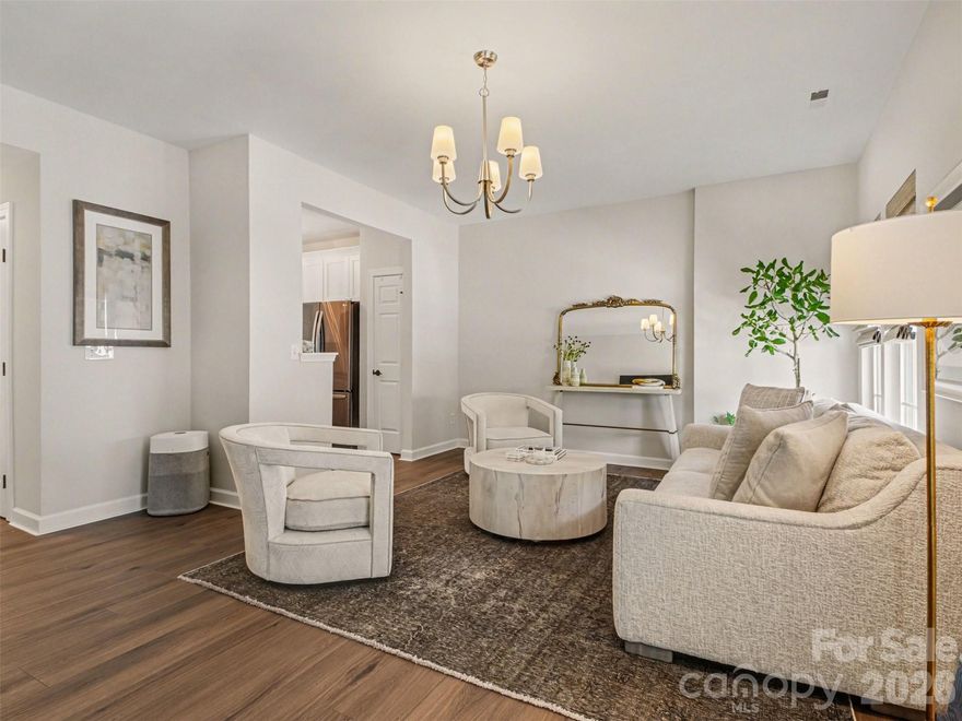 Welcome to this stunning townhome in Manchester Village Community in Rock Hill. This beautifully updated 2-bedroom, 2.5 bathroom offers comfort, style, and convenience in one perfect package. 
Step inside this open floor plan to find a bright and inviting kitchen featuring updated white cabinetry, sleek countertops, and beautiful stainless steel appliances - perfect for both everyday living and enetertaining. Upstairs, you will find a primary suite along with a second bedroom, offering comfort and privacy for family, guests, or a home office setup. With its moderen finishes and prime location, this townhome is a must-see.

Ideally located within walking distance to shopping and dining. With just minutes from downtown Rock Hill and close proximety to I-77, this home makes daily life easy.