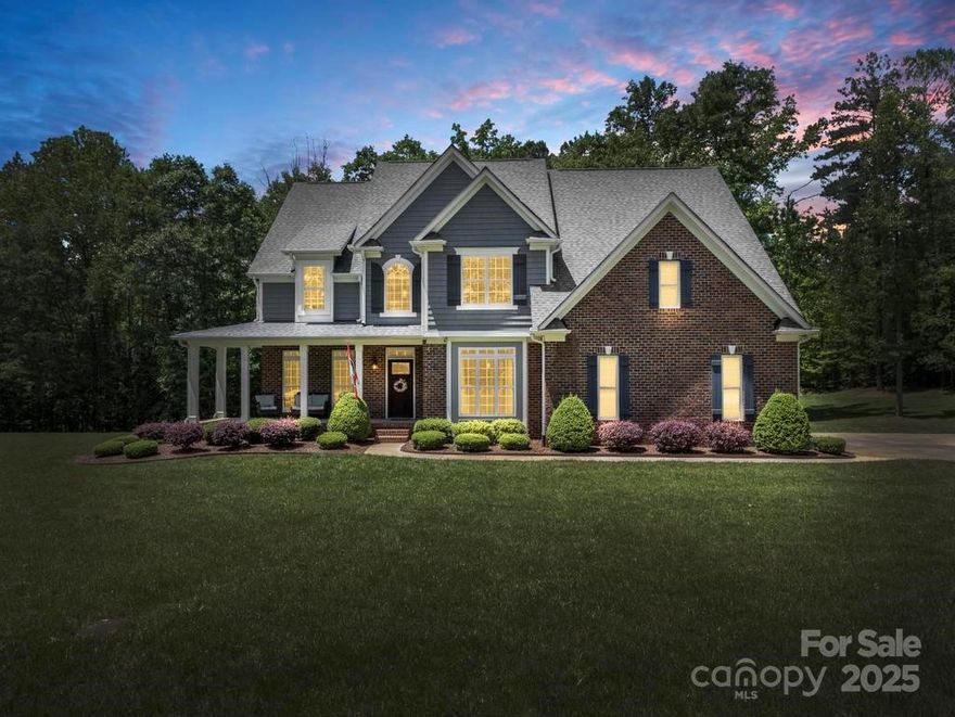 Welcome to this stunning custom-built one-owner home, where elegance meets functionality. This beautiful residence features 4 spacious bedrooms and 2.5 baths, perfect for family living. The open-concept design boasts a bright and airy living room with floor-to-ceiling windows that flood the space with natural light, complemented by soaring high ceilings that enhance the sense of spaciousness. Entertain in style in the formal dining room or enjoy casual meals in the charming breakfast area with views of the lush outdoor landscape. An additional versatile room offers endless possibilities as a home office, playroom, or guest space to suit your needs. Nestled on a large lot, the exterior features a welcoming front porch and a spacious patio with a stylish pergola, ideal for outdoor gatherings and relaxation. With its thoughtful design and beautiful finishes, this home is a true sanctuary, ready to welcome you.