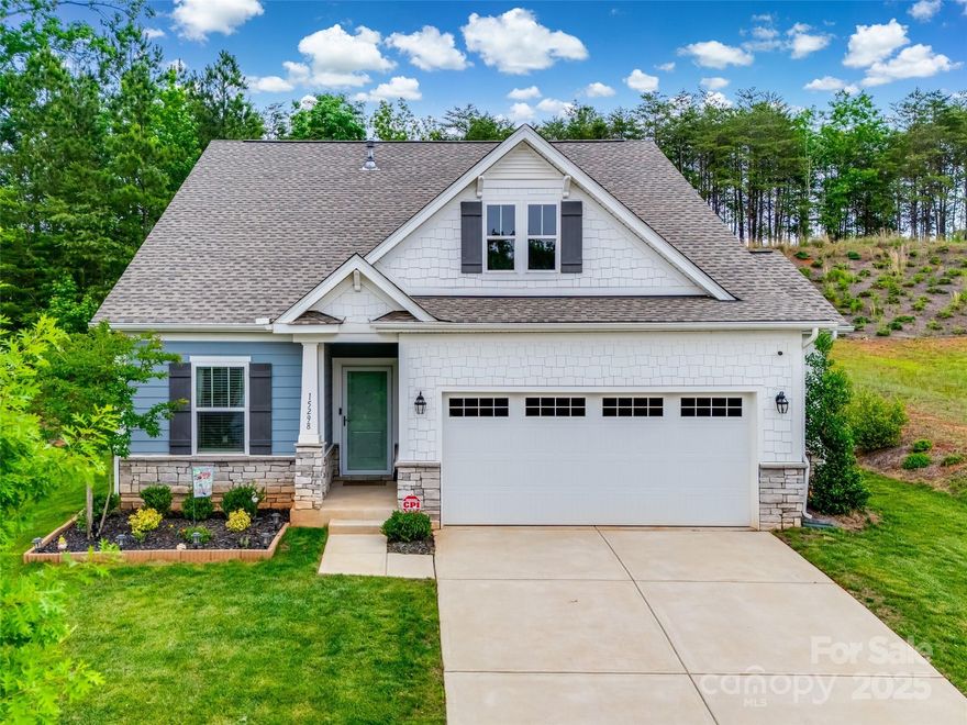 Why wait to build? This 3 bed, 3 bath home in Lakeview Pointe sanctuary exceeds expectations combining style, comfort, and convenience and is available for you to enjoy this season! Step into a bright and inviting interior where updated lighting and abundant natural light enhance the warmth of the space. The open kitchen features upgraded cabinetry, tile backsplash, farmhouse sink, and large island. Vinyl plank flooring flow through the main living areas. Coffered ceiling elevates the living room which looks out to a private, wooded backyard. The primary suite and a secondary bedroom and bath are on the main floor. A loft, bedroom, and full bath upstairs. Added storage w/ 4' garage extension. Enjoy the tranquility of this peaceful retreat with access to the active Edgewater lifestyle. Don’t miss the amenities or list of activities. Seller offering two kayaks w/ acceptable offer. Start living resort life!