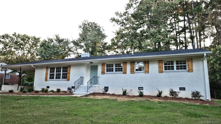 3bd/2ba renovated brick ranch READY FOR YOU! New sun room/sitting area is heated/cooled. Sprawling floor plan. Both bathrooms are new. Master suite features walk-in tile shower. Kitchen features new counter-tops, stainless appliances (as pictured) & tile back-splash. Large, fenced backyard with an over-sized private patio. New hvac, new carpet, new fixtures & more.  Move-in ready. Over 2000sqft!