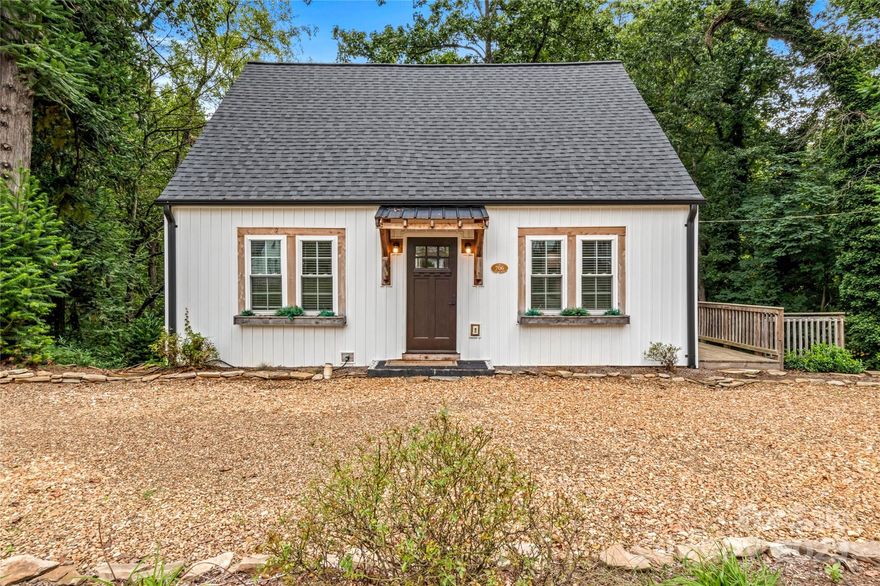 Step into charm and comfort with this beautifully updated 1940s cottage, just a short 15-minute walk from downtown’s restaurants, wine bars, breweries, music venues, shops, trails, and kayaking. Every detail of this home has been thoughtfully remodeled, blending timeless character with modern upgrades. The main level showcases gleaming hardwood floors, a bright kitchen with quartz countertops and stainless steel appliances, a convenient half bath, and a spacious living/dining area ideal for gatherings. A bedroom with a private full bath completes the first floor. Upstairs, you’ll find two additional bedrooms and another full bath. The unfinished basement offers generous storage and flexibility for hobbies or equipment. Outdoor living shines with a cozy side deck perfect for morning coffee, plus a larger back deck designed for entertaining and grilling. The landscaped front yard, circle driveway, and adequate parking enhance the home’s curb appeal.