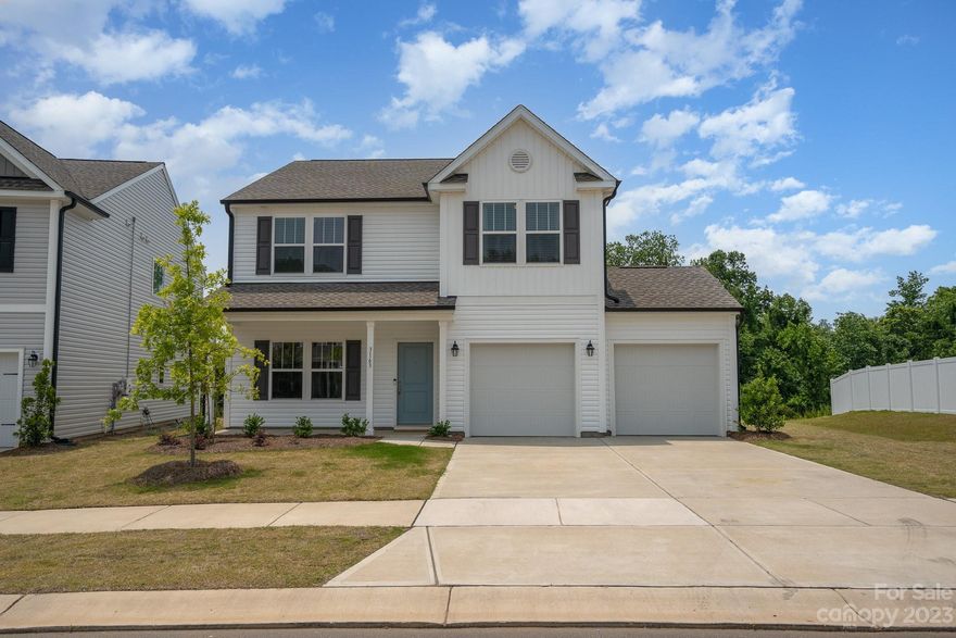 GORGEOUS, SEMI CUSTOM HOME! Turnkey, Move-in Ready home in highly sought after location. Walk in to your 9 foot ceilings, laminate flooring, custom kitchen  with upgraded cabinets, crown moulding, granite counters, oversized farmhouse sink, with large kitchen island! Modeled for the 4th bedroom, the upstairs has 4 bedrooms and 2 full bathrooms with upgraded counters, tile, and dual bowl vanities.  

Minutes to downtown Mount Holly, where a small walkable village welcomes all with something for everyone, from salons, to restaurants, coffee shops, music stores, etc. 25 mins to uptown, 25 mins to airport, 30 mins to Ballantyne.

Seller is highly motivated and wants to move quickly, bring us an offer today!

Property goes into woods up to stakes with pink ribbons.
Home is Agent Owned***