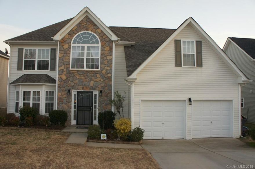 Gorgeous floor plan, new carpet, vaulted ceilings throughout the home, crown molding, large kitchen. Laminate flooring through out the first floor with upgrade carpet. Master bedroom with fireplace, sitting area and rec. room. All bedrooms with vaulted ceilings. Very nice touches throughout the home.  Beautiful fenced in backyard. Minutes to Ballantyne's shopping and restaurants. Low SC taxes!!!