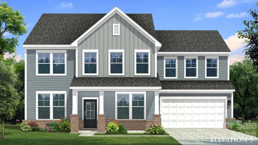 Welcome to Michaux Gardens, where your dream of owning a DRB Home nestled along the side of picturesque Daniel Stowe Botanical Garden becomes a reality. Our community offers the best of both worlds: best location (convenient to downtown Belmont, minutes from the airport, uptown Charlotte and 3 major highways) and variety of homes ranging from ranch/1-stories to over 4000 sqft homes. The Norris is a 5 bed, 4.5 bath home featuring an open floorplan, Gourmet Kitchen with a hood and gas cooktop, sitting room off the owner's suite, bonus room for entertaining/movie room and many unique customized options. There is an oversized, extended back porch to enjoy beautiful sunsets.  This home can close July/August 2026.  Please call Listing Agent for more details on this Norris Home.