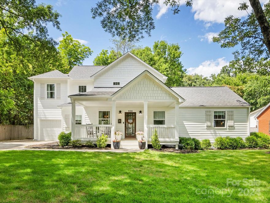 Rare opportunity 5 bedroom home in the hot Sedgefield neighborhood! This freshly painted house features an open floor plan with large kitchen island and new built in cabinets. With a bright and entertainment friendly living and dining space, this home also features a primary suite with 2 walk in closets and guest suite on the main floor. A conveniently located mudroom off the side door leaves a space to put your things. Upstairs, you'll find a bonus room, three additional bedrooms, and a full bath. The beautifully landscaped backyard offers a flat yard, patio, and pond. The property includes three car garages and a versatile she-shed with a heat and AC unit, perfect for an office or flex space. Relax on the covered front and back porches. Don't miss out on this exceptional home—schedule a showing today!