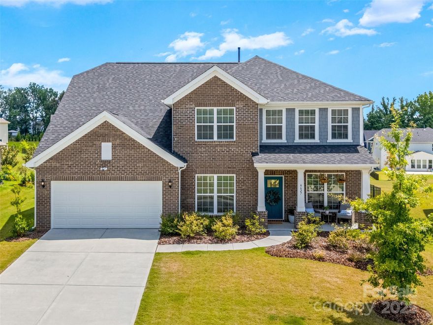 Immaculate & gorgeous 5-bedroom Riverton Floorplan in the Gated community of Bretagne.  This stunning home showcases a light and bright organic color palette, thoughtfully designed to create a warm and welcoming atmosphere. The heart of the home is the white gourmet kitchen, featuring sleek white quartz countertops, stainless steel appliances with a gas cooktop, vented range hood, as well as a spacious island- perfect for entertaining.  Enjoy peaceful mornings in the sunroom, an ideal spot to relax with a cup of coffee, & take in the natural light.  Upstairs, the tranquil primary suite with 2 walk-in closets, offers a true spa like retreat with a massive shower, & a luxurious soaking tub- you own private escape at the end of the day. 
The expansive fenced in backyard backs to a common area and provides endless possibilities to create your own outdoor oasis.  Great location with access to 485, 521, Ballantyne, & Target & Costco in Indian Land.
Open House Fri 4:30- 6:00pm & Sat 1-3pm