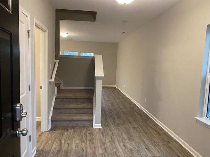 NEW 4BR/2.5BTH Shepherd floorplan features open great room, dining area, and well-appointed kitchen with tile backsplash, granite countertops, SS appliances and upgraded rear landscaping at rear patio. Second floor features owner's suite with ensuite, spacious secondary bedrooms, laundry room, and loft.  Garage features 6ft side bump out for additional storage.
