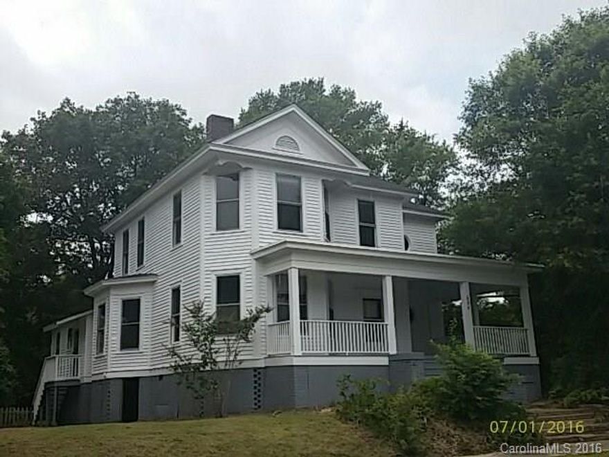 Adorable historical gem with hardwood floors galore. Upgraded kitchen with granite counters. Property is close to downtown Rock Hill and Winthrop University. Many possibilities for use, please refer to attached zoning uses, this property is zoned "NO".  New exterior paint and wood replacement per historical district standards.