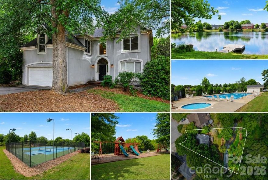 Tucked away in a quiet cul-de-sac, this charming 3-bedroom, 2.5-bath home offers the perfect blend of comfort, location, and lifestyle. Backing up to a peaceful creek, you’ll enjoy added privacy and a serene natural setting right in your backyard. Located in the beautiful, highly desirable neighborhood of Beacon Knoll, residents have access to world-class amenities, including a community pond perfect for relaxing afternoons.
Ideally situated between Fort Mill and Charlotte, this home provides convenient access to shopping, dining, and major commuter routes while maintaining a tranquil residential feel. This Beacon Knoll home is an incredible opportunity you don’t want to miss.