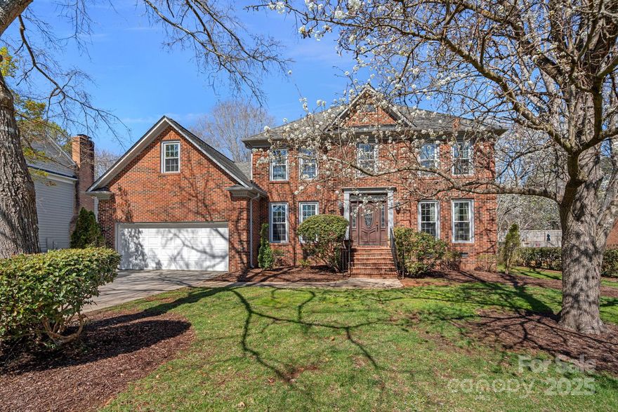 PRICED TO SELL!! Ballantyne Home with Backyard Oasis!
Welcome to this beautiful 4-bedroom, 2.5-bathroom (nearly all-brick) home. 
Step inside to a warm and inviting family room featuring wood flooring, a brick fireplace, and an elegant cozy ambiance. The eat-in kitchen is bathed in natural light from the bay windows and boasts granite countertops, a gas cooktop, and ample cabinetry. A formal dining room provides the perfect setting for gatherings.
Upstairs, the luxurious primary suite offers a spa-like bathroom with a dual vanity, walk-in tile shower, soaking tub, and custom built-ins in the walk-in closet. Three additional bedrooms and a spacious bonus room provide endless possibilities.  
Outside, escape to your private backyard oasis! Relax year-round in the screened porch and entertain under the covered paver patio all while enjoying the beautifully landscaped retreat. 
Conveniently located near top-rated schools, shopping, and dining, this is the perfect place to call home.