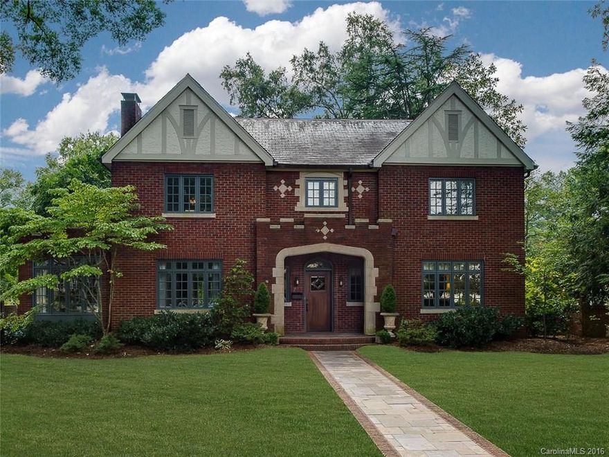 Stately home on Dilworth's most sought after street. Gracious formals. High ceilings and hardwood floors throughout. Charming sunroom off living room perfect for a music room. Fabulous kitchen opens to great room overlooking beautiful covered porch and flat backyard. Master suite plus 3 bedrooms up. Playroom and 5th bedroom with bath in basement. A must see!