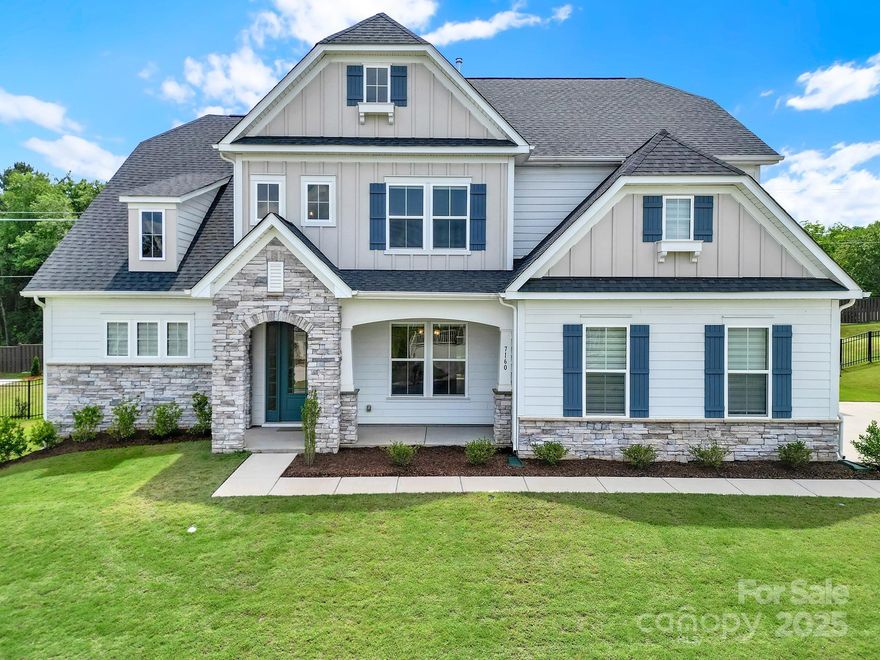 Step into this beautifully crafted home that combines modern design, exceptional space, and everyday comfort. Featuring an open-concept layout, soaring ceilings, and oversized windows throughout, this home is filled with natural light and offers a bright, airy feel in every room. With 4 spacious bedrooms, multiple living areas, and a generous 3-car garage, there’s no shortage of room to live, work, and entertain. The heart of the home is the expansive great room, seamlessly connected to the chef-inspired kitchen complete with stainless steel appliances and large island. Whether hosting gatherings or enjoying quiet evenings at home, this home provides the perfect setting. Primary suite offers spa-like retreat with soaking tub, walk-in shower, and dual vanities, while secondary bedrooms are generously sized for comfort and flexibility. Located in a desirable neighborhood close to parks, schools, and shopping, this home blends style, space, and function—ideal for today’s modern lifestyle.