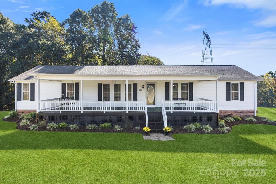 9.5 + - acres of wonderful farmland featuring a 36 x 48 Barn built with character, 4 stalls, stairs to loft area. Lovely green house. 1900 sq ft ranch style home 3 bedrooms 3 full baths, nice open kitchen, plenty of countertop space, nice gas range for cooking. Open living room with full windows for great views. Nice den with stone fireplace & built ins. Open full basement heated with wood stove, 2 car Garage coming into basement. 24 x 35 metal building built 2025 with 12ft overhangs. + 1950 SQ FT Basement features a full bath Laundry area with large wash tub for gardening & pets & nice open bonus / flex space for entertaining. Property has been used for horses & farm animals in the past. Fruit trees & vines great spot for your garden. Well maintained ready for new homeowner. A hard-to-find piece of property.Seller has a survey !!