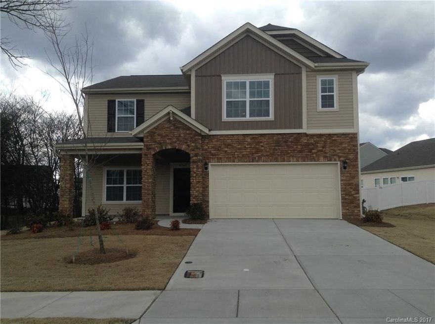 This spacious two story home has 5 bedrooms, 3 bathroom. It features an open floor plan and wood flooring. The kitchen has a pantry and all appliances. The master suite has a walk in closet and the master bath has dual sinks, an oversized tub with separate shower. Enjoy entertaining indoors near the cozy fireplace. This home is move in ready!