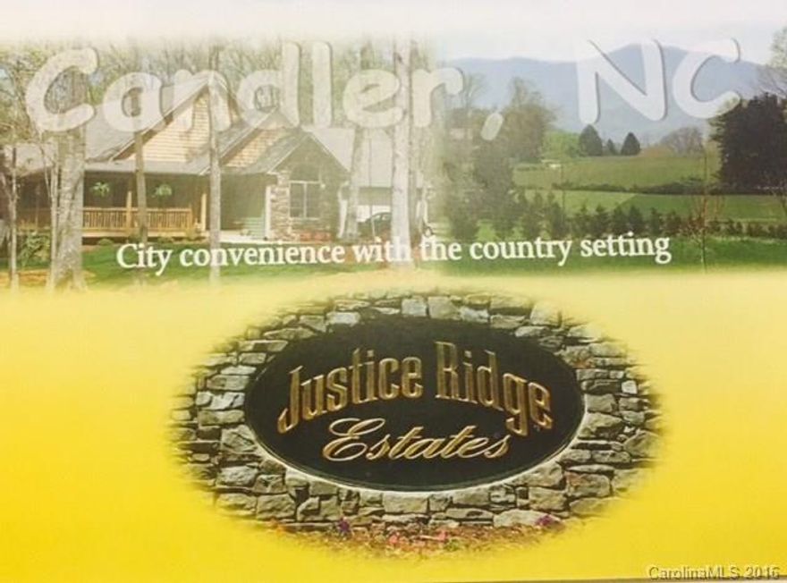The city convenience of country living. Just minutes to downtown Asheville.  Close to shopping, Schools, Hospitals, restaurants, Blue Ridge Parkway, Biltmore Estate and so much more.  Great neighborhood with Arts & Crafts style homes and nice views. Very few 1 acre plus lots available in the area.