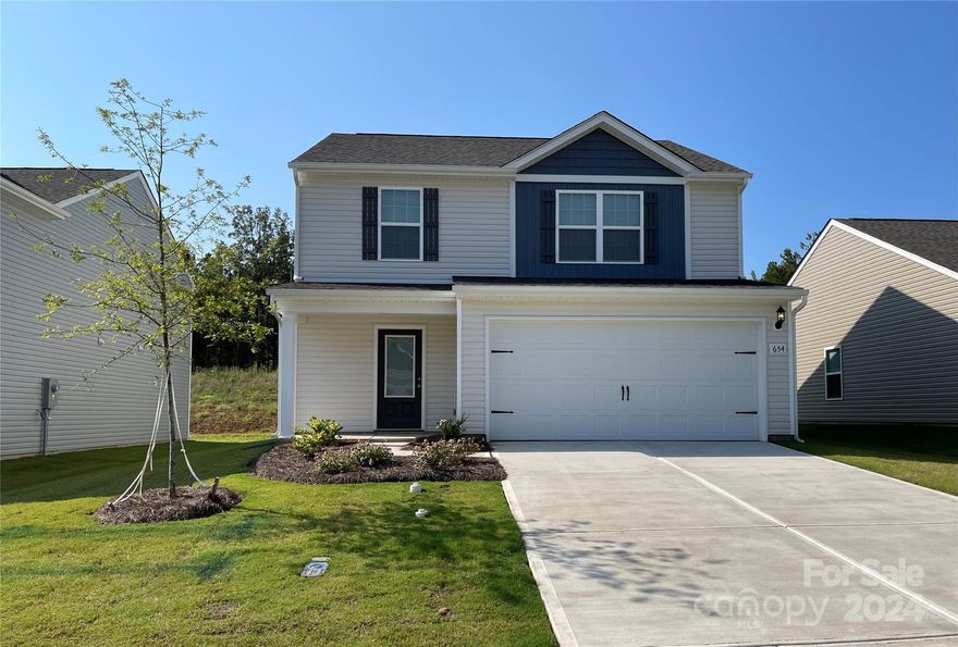 The moment you open the front door into the large foyer, you will fall in love with this new home.  Living room is open to the kitchen and dining area which is ideal for family and friends to gather.  This brand new home is complete with granite counter tops, Whirlpool stainless steel appliances which includes refrigerator, dishwasher, oven and microwave.  Spacious bedrooms with a private, primary suite with a large walk-in closet and private bath. You will love the backyard that backs up to a greenway.  Enjoy our neighborhood park and let your pets play at the dog park.  Buyers enjoy: Builder Paid Closing Costs, Different Financing Options, Interest Rate Buydowns with your beautiful NEW LGI Home!