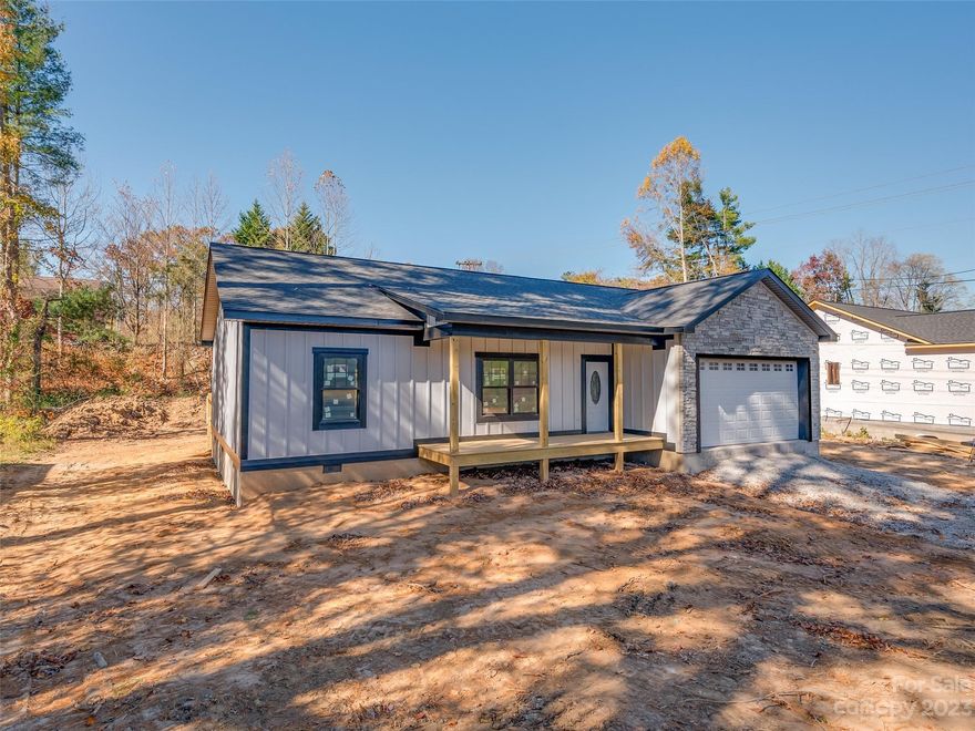 Great location in city limits with City Water and Sewer and close to shopping, dining  and Medical buildings. This 3BD/2Ba home features hardwood floors,  The open floor plan has cathedral ceilings in great room. Split bedroom plan.  The primary bedroom has glass doors leading to the deck and bath has nice walk in tiled shower.   The kitchen has quartz counter tops, island, gas SS appliances and a pantry. The back deck is great for entertaining and extends the length of the house.  There is also a covered porch on the front of the house.   Please come and check it out.