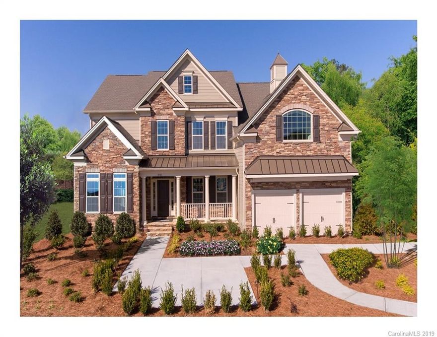 Furnished model home for sale, exquisitely appointed and A MUST SEE! Magazine quality with OVER-THE-TOP décor and extensive structural upgrades is being sold AS IS. Stunning two-story foyer with majestic curved staircase, designer hardwood floors, shiplap walls, and entertainer's dining room with pass-thru wine bar.  First floor guest bedroom w/full bath.  Family room opens onto the luxury covered patio with a wonderful gas fireplace surrounded by Travertine deck which boasts BBQ, fire pit, waterfall. Gourmet kitchen w/huge island, Kitchen Aid appliances, 6 burner gas cooktop, double oven and sunlit breakfast area.  Laundry room w/ utility tub, and lots of cabinets.  2nd floor playroom features built-in desks! Wait until you see the Grand Master suite! Two walk-in closets built out w/custom closet system, then step into your incredible oasis of a bathroom with freestanding tub and rainfall shower.  Tranquil surroundings, close to shopping and dining, great location, low taxes.