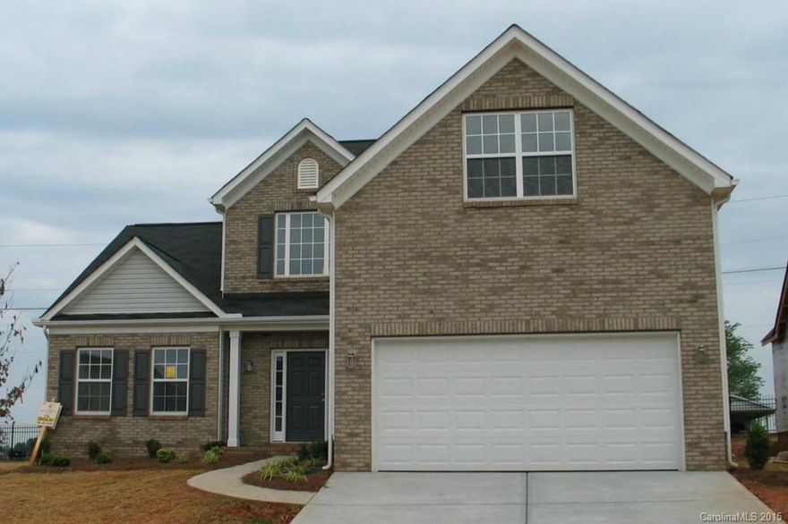 Beautiful 4 bedroom home with a 2 car garage. This home has a turned staircase and a beautiful breakfast area with bay windows. The living room has a fireplace. The kitchen appliances include the range, refrigerator, microwave and dishwasher. Washer and dryer connections also. It has a formal dining room and living room. This home also has a bonus room that could easily be used as a 5th bedroom. Master suite has a garden tub and dual vanities. $100.00 off the first 2 month's rent!!!