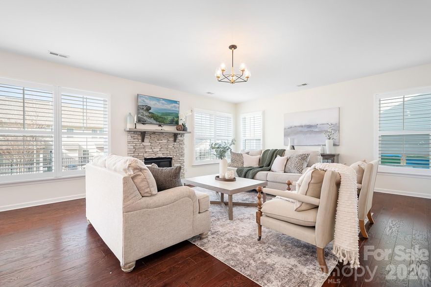 Tucked on a quiet side street in Millbridge, 3020 Sterling offers over 3,500 square feet of bright, well-designed space that feels open without wasting square footage.

Natural light pours into the main living areas and bedrooms, giving the home an airy feel throughout the day. Plantation shutters on every window add privacy while still keeping that light-filled look.

The layout is practical and flexible — a dedicated office, formal dining room, and an oversized bonus room (over 400 square feet) that truly functions as a second living space. Whether it’s movie nights, a workout area, or a playroom, it’s large enough to matter.

Storage is a standout here. The primary suite includes a generously sized closet that’s built to handle real life — not just a few hanging racks. Additional storage throughout the home means everything has a place, which keeps the home feeling clean and organized.

The kitchen features a farmhouse sink, updated lighting, and thoughtful finishes that elevate the space beyond builder-basic. Custom mirrors and upgraded fixtures carry that detail through the home.

Outside, the fenced backyard gives you usable space without feeling exposed.

Millbridge remains one of Waxhaw’s most established communities, known for its pools, trails, parks, and active neighborhood events. And you’re only minutes from downtown Waxhaw’s restaurants, shops, and small-town charm.