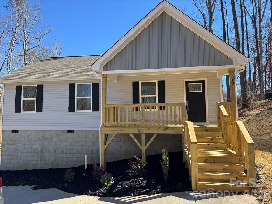 Brand new 3-beds 2-baths home with all appliances ready to move in! No HOA, 0.32 acres, washer & dryer included, parking for 2-3 cars in the new concrete driveway, covered porch, deck out back, LVP flooring, dishwasher, fridge, granite in kitchen and bathrooms. Separate laundry room off the kitchen.