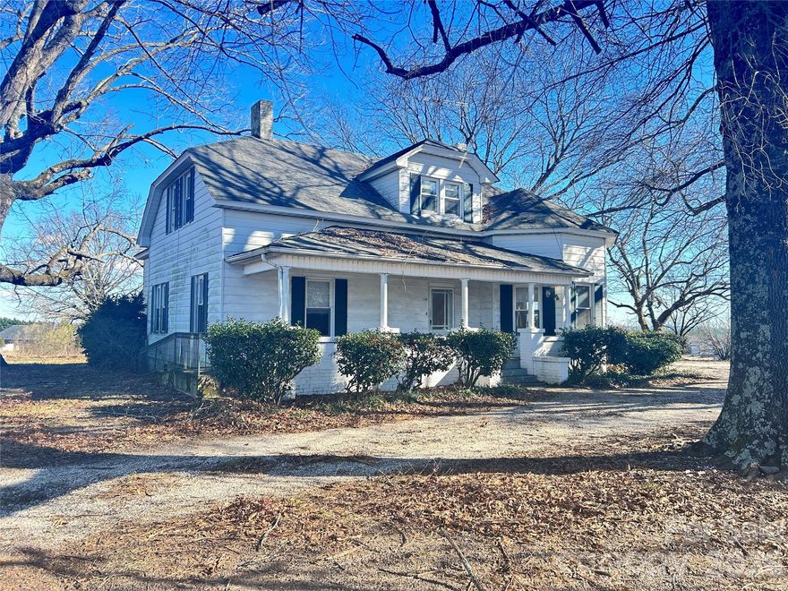 Redevelopment Opportunity! 1917 farm house available for office conversion. Great location near the intersection of NC-18 and NC-180. Traffic count at 6100 AADT. Property is zoned for numerous commercial uses under the Highway Corridor zoning district. Large open floor plan with 1468sf on the main level (2099sf total) and handicapped ramp already installed. Gas furnace just serviced. Come take a look!