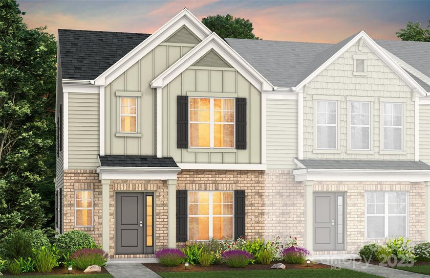 Welcome to the BRAND-NEW Riverstone flagship community! Check out this wonderful new END UNIT Graylyn 2-story attached townhome! This home features partial brick and James Hardie plank siding exterior. Enormous owner's suite, SS appliances, upgraded interior finishes, double vanity owner's bath, granite countertops, full sod/landscaping with lawn services. 3 Bedrooms/2 Full and 1 Half Baths. All of the finishes you would expect in a brand-new home! Lovely new community with future clubhouse, pool, playground, pickleball and so much more! Easy access to the Monroe Bypass! HOA includes high-speed internet and cable TV.