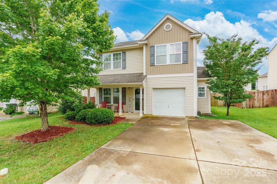 Step into comfort in this 3BR, 2.5BA home that blends modern finishes with everyday functionality. The kitchen boasts stainless steel appliances, tile backsplash, and granite countertops, making it a chef’s dream perfect for entertaining. Upstairs, you'll find a convenient laundry room and generously sized bedrooms, including an owner’s suite bathroom with dual vanities, granite countertops, a walk-in closet. Enjoy outdoor living in the large, private backyard enclosed by a full privacy fence—ideal for relaxing, gardening, or hosting gatherings. This home combines comfort, style, and convenience in every detail. Don’t miss your chance to make it yours! Close to downtown York, York Recreation Complex, and Hunter Street Elementary!