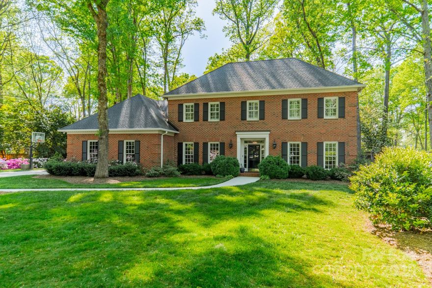 Tucked away at the end of a quiet cul-de-sac, this beautifully designed home sits on a large, private lot surrounded by mature landscaping. The peaceful setting features a serene private patio—perfect for morning coffee or evening gatherings.  Inside, spacious living areas with soaring 9ft ceilings and thoughtful layout. The main floor includes a guest bedroom with private bath, ideal for visitors or multigenerational living. The bright, airy kitchen offers ample space for entertaining and flows seamlessly into a large laundry / mudroom, complete with additional refrigerator, generous storage. Upstairs, discover three sizable guest bedrooms and a walk-in attic offering excellent storage potential. The luxurious primary suite boasts a walk-in closet with a secondary laundry area, and beautifully renovated bathroom with a soaking tub and a spacious walk-in shower. This home is the perfect blend of comfort, function, and style—schedule your showing today and experience it for yourself!