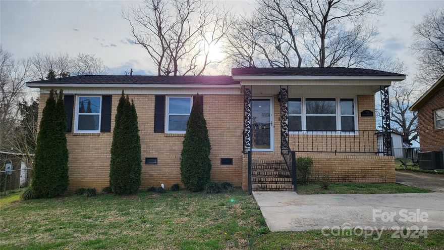 Brick ranch updated in 2021 near downtown Lancaster. Freshly painted throughout and new flooring installed in 2024. Fenced yard has a storage shed, patio and storage room attached to the rear of the home. Within walking distance to Clinton Elementary School and two parks.