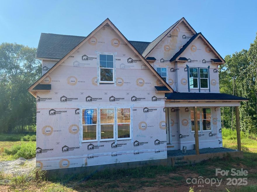 Subject property is a Bank Owned partially completed (approx 35% complete) single family home situated on .49 acre lot located in the quiet Brownstone Ridge subdivision, Mooresville, NC. The home is currently under roof and windows and doors have been installed. Seller is selling the property "As is, where is" with no representations or warranties made by Seller. Please note that the proposed completion date is not correct, it is an MLS requirement to have a completion date. Home is being sold partially completed