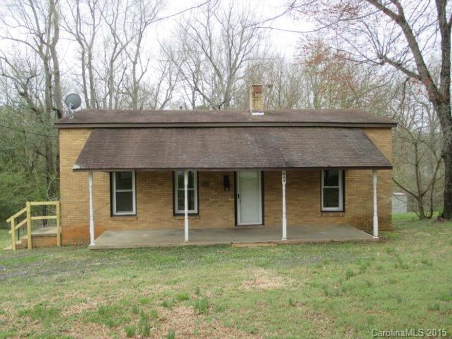 Cherryville - 3BR/1BA 925 sq ft brick home on .6 acre. Home has covered porch on front and storage area attached to back. This is a HomePath Fannie Mae property.