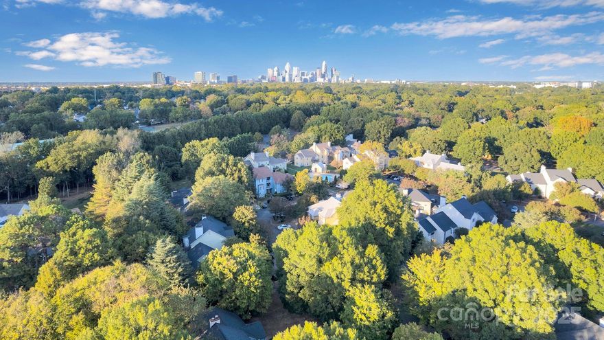 *Tenant Occupied* Located minutes from South End, Dilworth, and Uptown Charlotte, beautifully updated condo in the highly sought-after Hunters Run community. This rare 2nd story, top-floor, end unit features vaulted ceilings for an open, airy feel and is one of few 2-bedroom, 2-bath homes in the community with this design. Recent updates include new kitchen countertops and shelving, fresh paint, new carpet, and stylish bathroom updates. The kitchen features bar seating, refreshed cabinetry, new countertops, and stainless-steel appliances, opening up to a bright living room with a wood-burning fireplace and a new patio door leading to a private outdoor space.  Both the primary and secondary bedrooms offer walk-in closets, new carpet, and spacious updated bathrooms. Refrigerator, washer, and dryer all convey with the home. Located on the top floor and tucked away for extra privacy, this move-in-ready condo offers comfort, charm, and a prime location close to all Charlotte has to offer! Seller offering 1 yr home warranty! *There is a 12 month lease in place and all appointments require seller and tenant approval!*