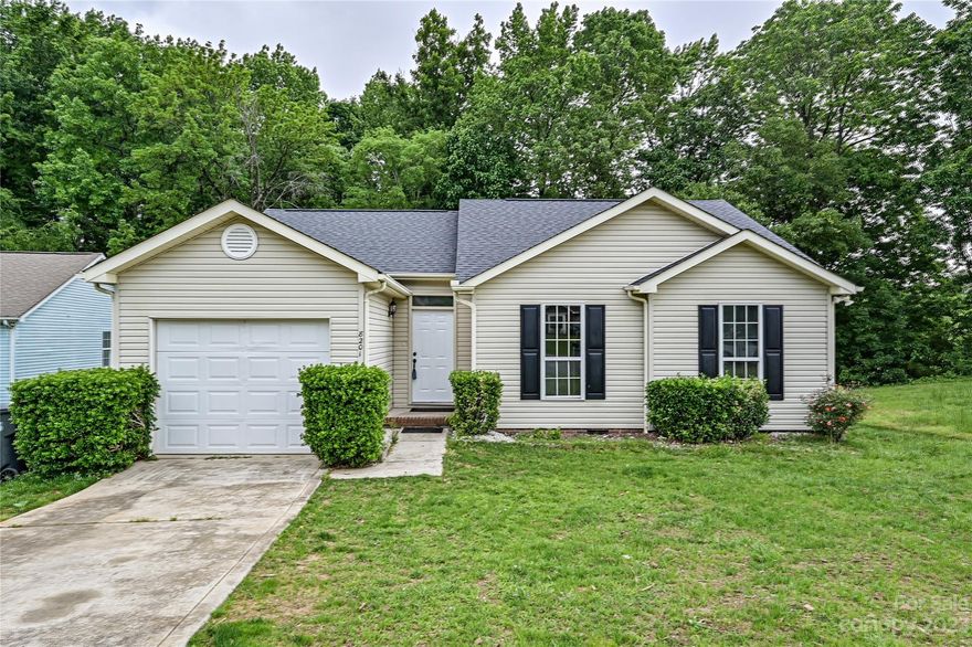 Don't miss your opportunity to purchase this beautifully renovated ranch in a desirable location!  Seller recently painted and replaced the flooring as well as replaced a new microwave and oven (4.23).  Great cul-de-sac lot for a quiet and peaceful living space.  Conveniently located to US-74 as well as I-485.  DON'T MISS OUT!